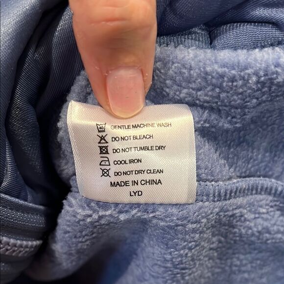 Magcomsen Light Blue Fleece Jacket Size large - Picture 7 of 7